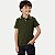 POLO ALFA MANGA CURTA COMFORT PIQUET VERDE MASCULINO INFANTIL - Imagem 1