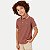 POLO ALFA MANGA CURTA COMFORT PIQUET MARROM MASCULINO INFANTIL - Imagem 1