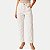 CALÇA AT SP NAMIE BRIM ELASTANO MOM OFFWHITE FEMININO ADULTO - Imagem 1