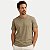 CAMISETA MONS MANGA CURTA COMFORT ALGODÃO E ELASTANO LISA BEGE MASCULINO ADULTO - Imagem 1