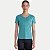 BLUSA MIZUNO MANGA CURTA POLIESTER FITNESS PETROLEO FEMININO ADULTO - Imagem 1