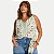 BLUSA DOCE TRAMA REGATA MALHA CANELADA VERDE FEMININO ADULTO - Imagem 1