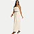 VESTIDO DOCE TRAMA REGATA MISTO OFFWHITE FEMININO ADULTO - Imagem 1