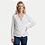 BLUSA HERING MANGA LONGA ALGODÃO BRANCO FEMININO ADULTO - Imagem 1
