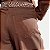 CALÇA OGNUS BRIM COM ELASTANO WIDE LEG MARROM FEMININO ADULTO - Imagem 2