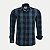 CAMISA AMIL MANGA LONGA SLIM ALGODÃO XADREZ CHUMBO MASCULINO ADULTO - Imagem 2