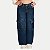 CALÇA MAX TEEN JEANS ESCURO BRUTO CARGO FEMININO INFANTIL - Imagem 1