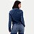 JAQUETA LUNENDER JEANS MÉDIO COM ELASTANO SEM CAPUZ FEMININO ADULTO - Imagem 2