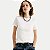 BLUSA HERING MANGA CURTA TSHIRT ALGODÃO LISA BRANCO FEMININO ADULTO - Imagem 1