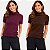 BLUSA AT SP J.CH99 MANGA CURTA TRICÔ GOLA ALTA FEMININOP ADULTO (CORES SORTIDAS 311133-P - Imagem 4