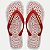 CHINELO HAVAIANAS TOP BORDADO FLOR VERMELHO FEMININO ADULTO - Imagem 1