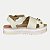 SANDALIA MOLEKINHA ANABELA BAIXA OFFWHITE FEMININO INFANTIL - Imagem 2