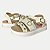 SANDALIA MOLEKINHA ANABELA BAIXA OFFWHITE FEMININO INFANTIL - Imagem 4
