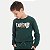 CAMISETA BY GUS MANGA LONGA COMFORT ALGODÃO SILKADO VERDE MASCULINO INFANTIL - Imagem 1