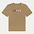 CAMISETA FICO MANGA CURTA COMFORT ALGODÃO SILKADA BEGE MASCULINO ADULTO - Imagem 1