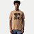CAMISETA FICO MANGA CURTA COMFORT ALGODÃO SILKADA BEGE MASCULINO ADULTO - Imagem 1