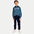 CONJUNTO INVERNO BY GUS CALÇA E BLUSÃO COM CAPUZ MOLETOM AZUL MASCULINO INFANTIL - Imagem 1