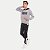 CONJUNTO INVERNO BY GUS CALÇA E BLUSÃO COM CAPUZ MOLETOM MESCLA CLARO MASCULINO INFANTIL - Imagem 1