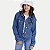 JAQUETA MAX TEEN JEANS MÉDIO BRUTO SEM CAPUZ FEMININO INFANTIL - Imagem 1
