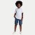 CONJUNTO VERÃO ALAKAZOO BERMUDA E POLO MANGA MALHA BRENCO MASCULINO INFANTIL - Imagem 1