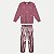 CONJUNTO INVERNO ALAKAZOO CALÇA LEGGING E BLUSÃO CARECA ROSA FEMININO INFANTIL - Imagem 1