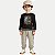 CONJUNTO INVERNO ALAKAZOO CALÇA E BLUSÃO CARECA MOLETOM MARROM MASCULINO INFANTIL - Imagem 1