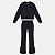 CONJUNTO INVERNO ALAKAZOO CALÇA E BLUSÃO CARECA TRICÔ PRETO FEMININO INFANTIL - Imagem 1