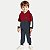 CONJUNTO INVERNO ALAKAZOO CALÇA E JAQUETA A8037 COM CAPUZ MOLETOM AZUL MASCULINO INFANTIL - Imagem 1