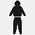 CONJUNTO INVERNO ALAKAZOO CALÇA E JAQUETA COM CAPUZ MOLETOM PRETO MASCULINO INFANTIL - Imagem 2