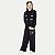 CONJUNTO INVERNO ALAKAZOO CALÇA E JAQUETA MOLETINHO PRETO FEMININO INFANTIL - Imagem 1