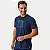 CAMISETA MOMENTUS MANGA CURTA COMFORT ALGODÃO SILKADA AZUL MARINHO MASCULINO ADULTO - Imagem 1
