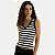 BLUSA HERING REGATA MALHA CANELADA LISTRADA PRETO FEMININO ADULTO - Imagem 1