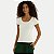 BLUSA HERING MANGA CURTA MALHA CANELADA OFFWHITE FEMININO ADULTO - Imagem 1