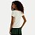 BLUSA HERING MANGA CURTA MALHA CANELADA OFFWHITE FEMININO ADULTO - Imagem 2