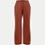 CALÇA LUNENDER VISCOSE ALFAIATARIA MARROM FEMININO ADULTO - Imagem 1