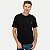 CAMISETA ALEATORY MANGA CURTA COMFORT ALGODÃO PRETO MASCULINO ADULTO - Imagem 1