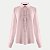 CAMISETE LUNENDER MANGA LONGA POLIESTER ROSA FEMININO ADULTO - Imagem 1