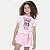 BLUSA ALAKAZOO MANGA CURTA MOLETINHO ROSA FEMININO INFANTIL - Imagem 1