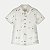 CAMISA ALAKAZOO MANGA CURTA COMFORT ALGODÃO ESTAMPADA OFFWHITE MASCULINO INFANTIL - Imagem 2