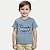 CAMISETA ALAKAZOO MANGA CURTA COMFORT ALGODÃO SILKADA AZUL CELESTE  MASCULINO INFANTIL - Imagem 1