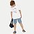 CONJUNTO VERÃO ALAKAZOO BERMUDA E CAMISETA MANGA CURTA ALGODÃO OFFWHITE MASCULINO INFANTIL - Imagem 1