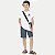 CONJUNTO VERÃO ALAKAZOO BERMUDA E CAMISETA MANGA CURTA MISTO OFFWHITE MASCULINO INFANTIL - Imagem 1