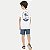 CONJUNTO VERÃO ALAKAZOO BERMUDA E CAMISETA MANGA CURTA MISTO OFFWHITE MASCULINO INFANTIL - Imagem 2