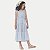 VESTIDO ALAKAZOO REGATA ALGODÃO E ELASTANO MIDI AZUL PASTEL FEMININO INFANTIL - Imagem 1
