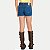 SHORT MAX TEEN JEANS MÉDIO BRUTO BÁSIC FEMININO INFANTIL - Imagem 2