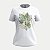 BLUSA LUNENDER MANGA CURTA TSHIRT ALGODÃO BRANCO FEMININO ADULTO - Imagem 1