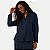 CAMISETE LUNENDER MANGA LONGA VISCOSE E POLIESTER AZUL MARINHO FEMININO ADULTO - Imagem 1