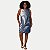 VESTIDO LUNENDER REGATA POLIÉSTER AZUL FEMININO ADULTO - Imagem 1