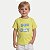CAMISETA BY GUS MANGA CURTA COMFORT ALGODÃO SILKADA AMARELO MASCULINO INFANTIL - Imagem 1