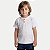 CAMISETA BY GUS MANGA CURTA COMFORT ALGODÃO MAQUINETADO BRANCO MASCULINO INFANTIL - Imagem 1